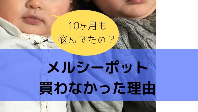 メルシーポット買わなかった理由